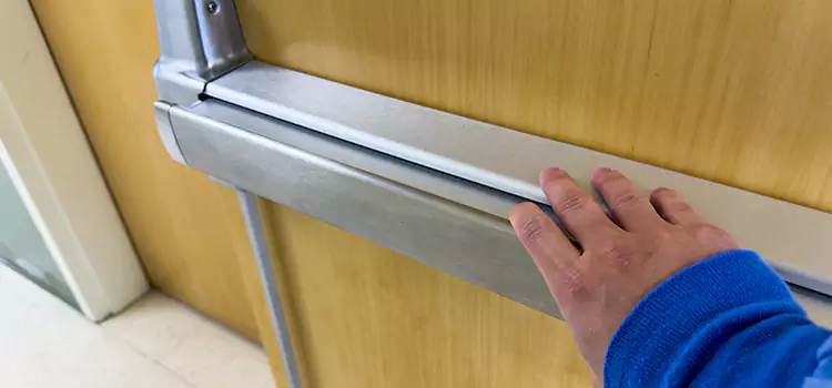 Installing a Push Bar on a Door Spanish Fork
